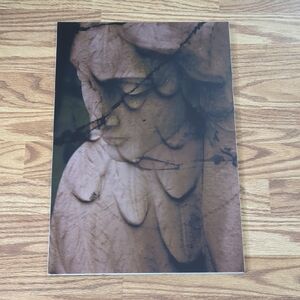 Elegant Brown Stone Sculpture Art Print